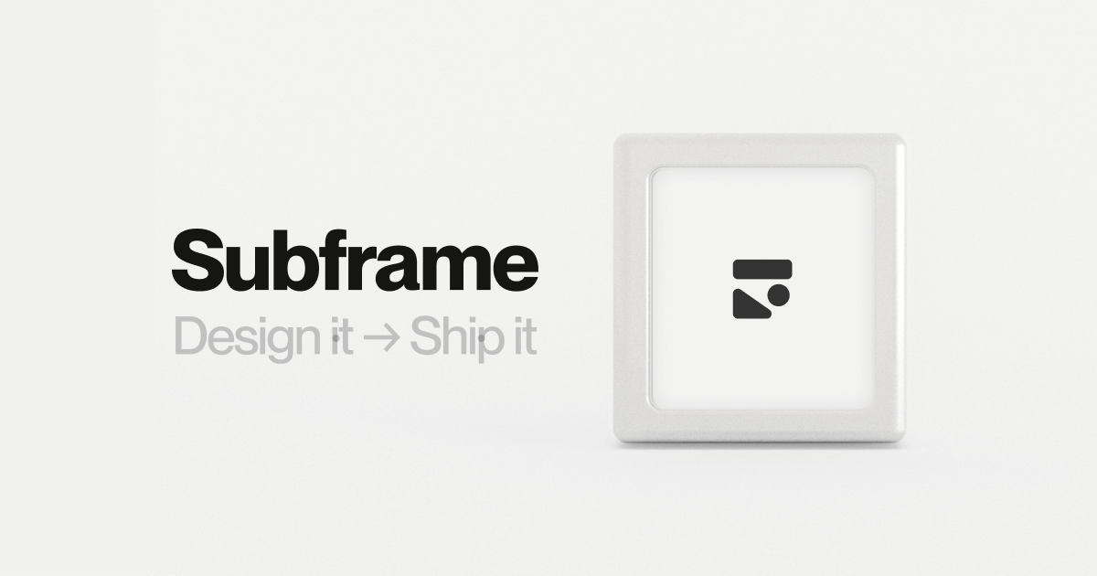 Subframe