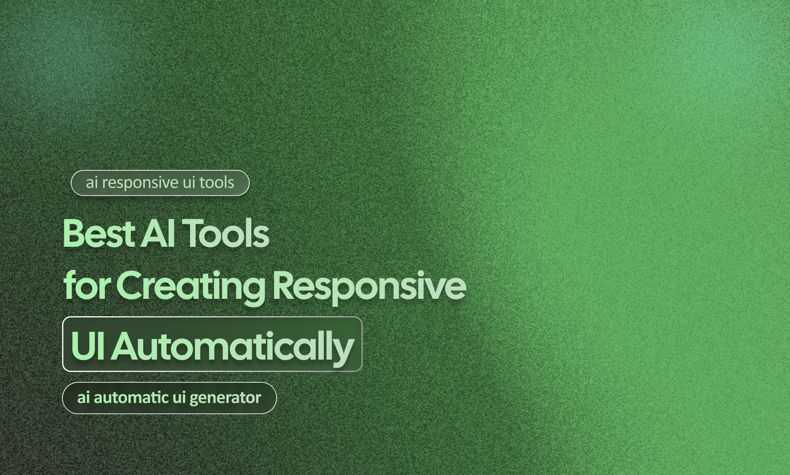 Responsive UI