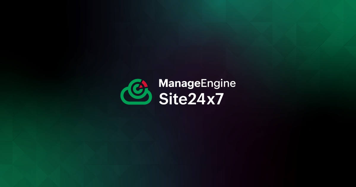 ManageEngine Site24x7