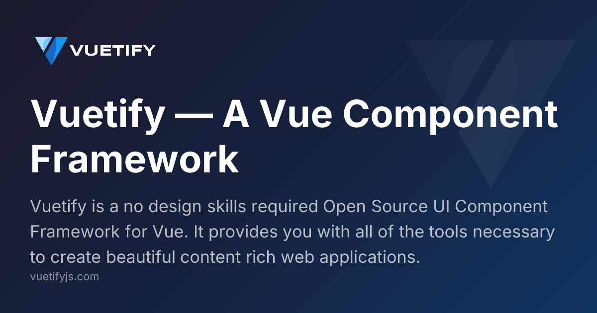 Vuetify